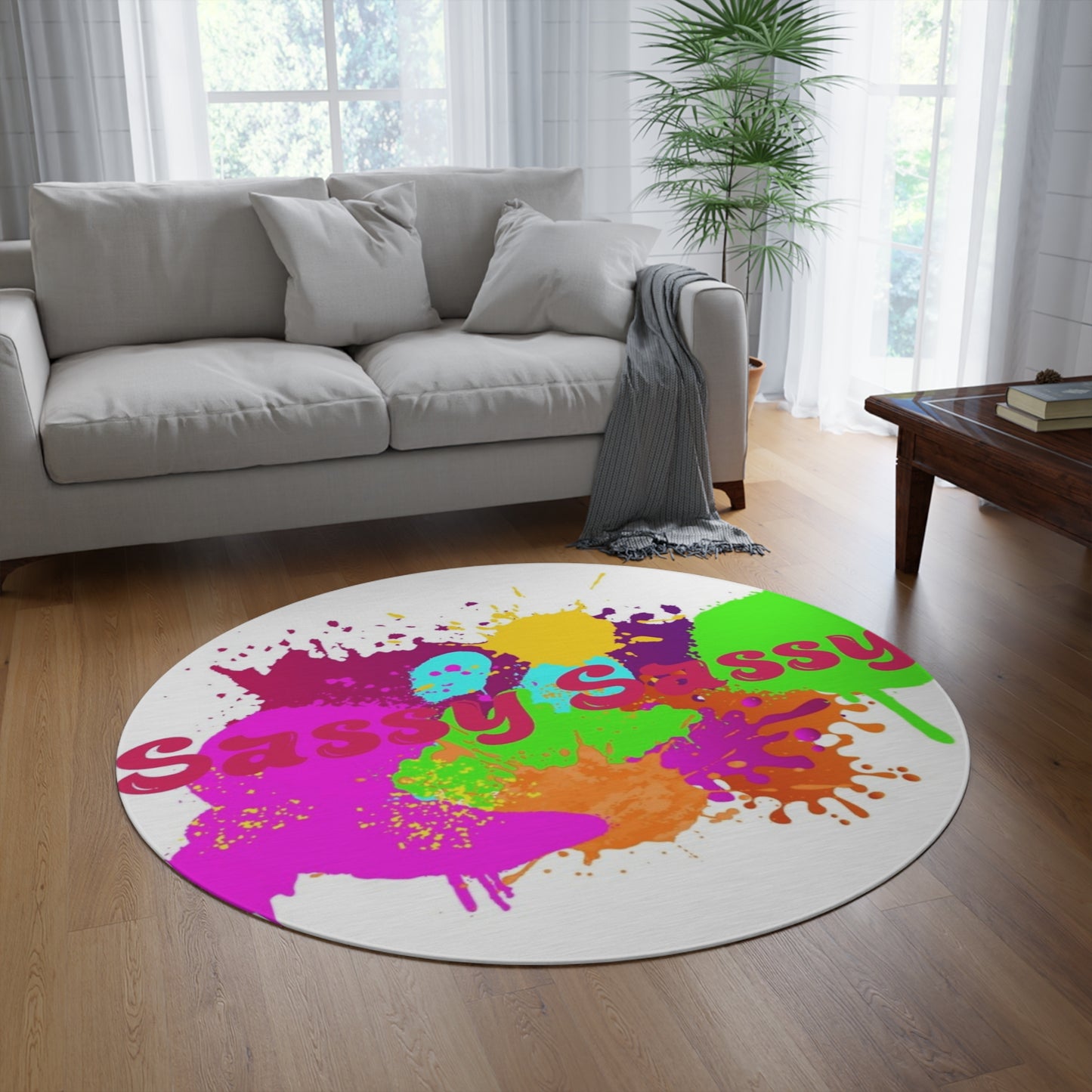 Sassy Sassy Royalty Round Ruler Rug™