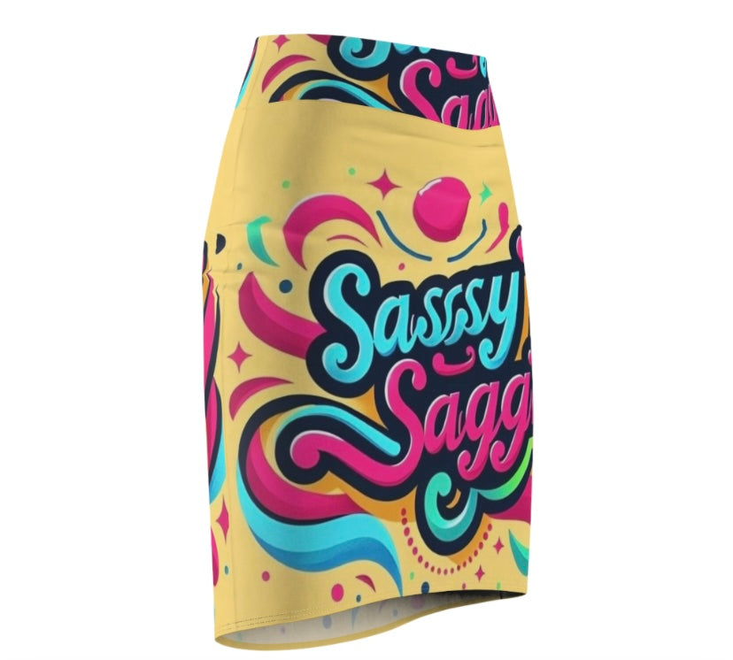 Sassy Saggi Sky Skirt
