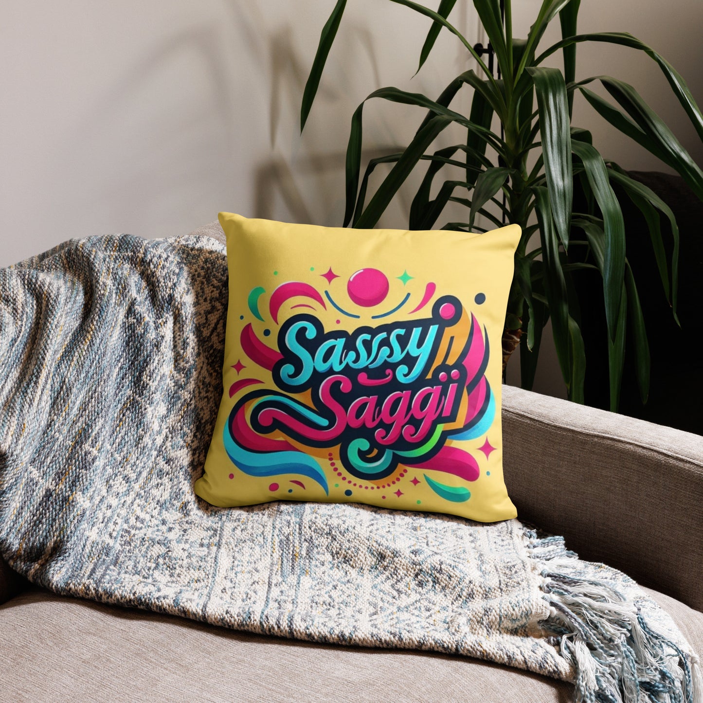 Sassy Saggi Pi Pillow