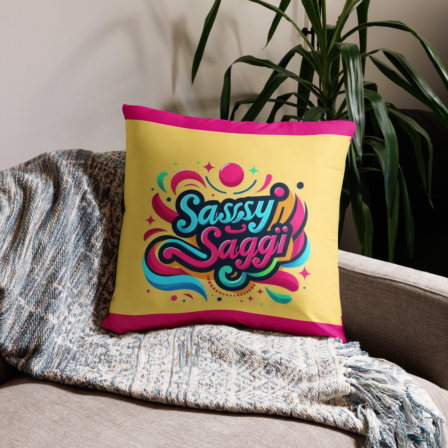 Sassy Saggi Pi Pillow