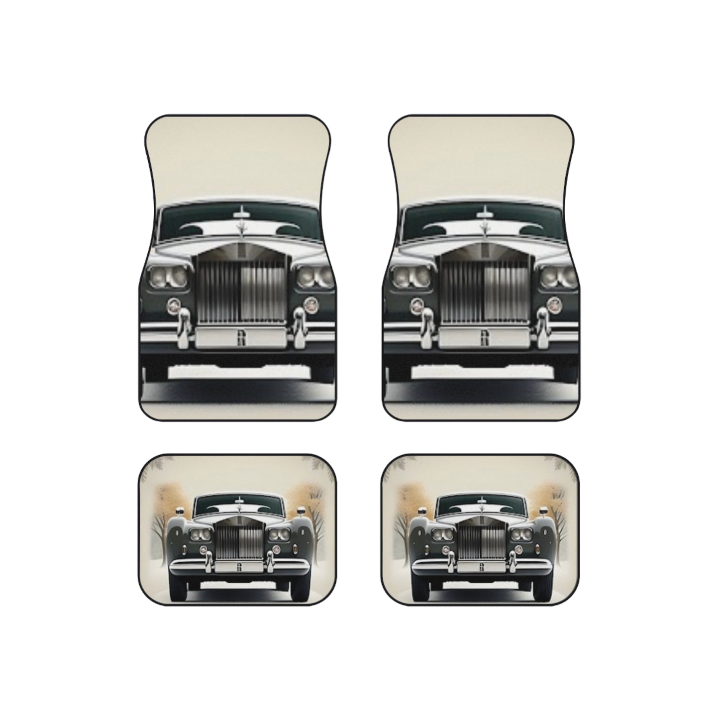 Cloud Clean Clothing Line Apparel Care Car Mats (Set of 4)