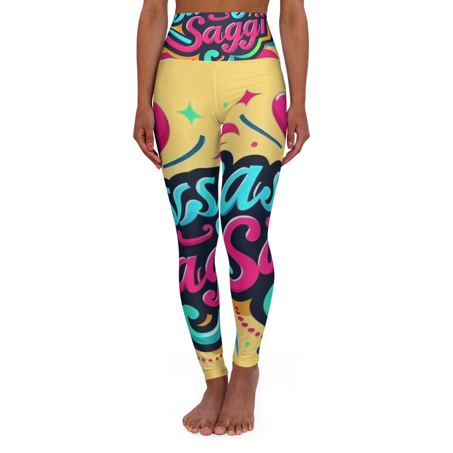 Sassy Saggi Y.O Yoga Leader Leggings