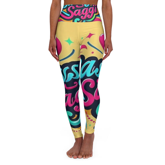 Sassy Saggi Y.O Yoga Leader Leggings