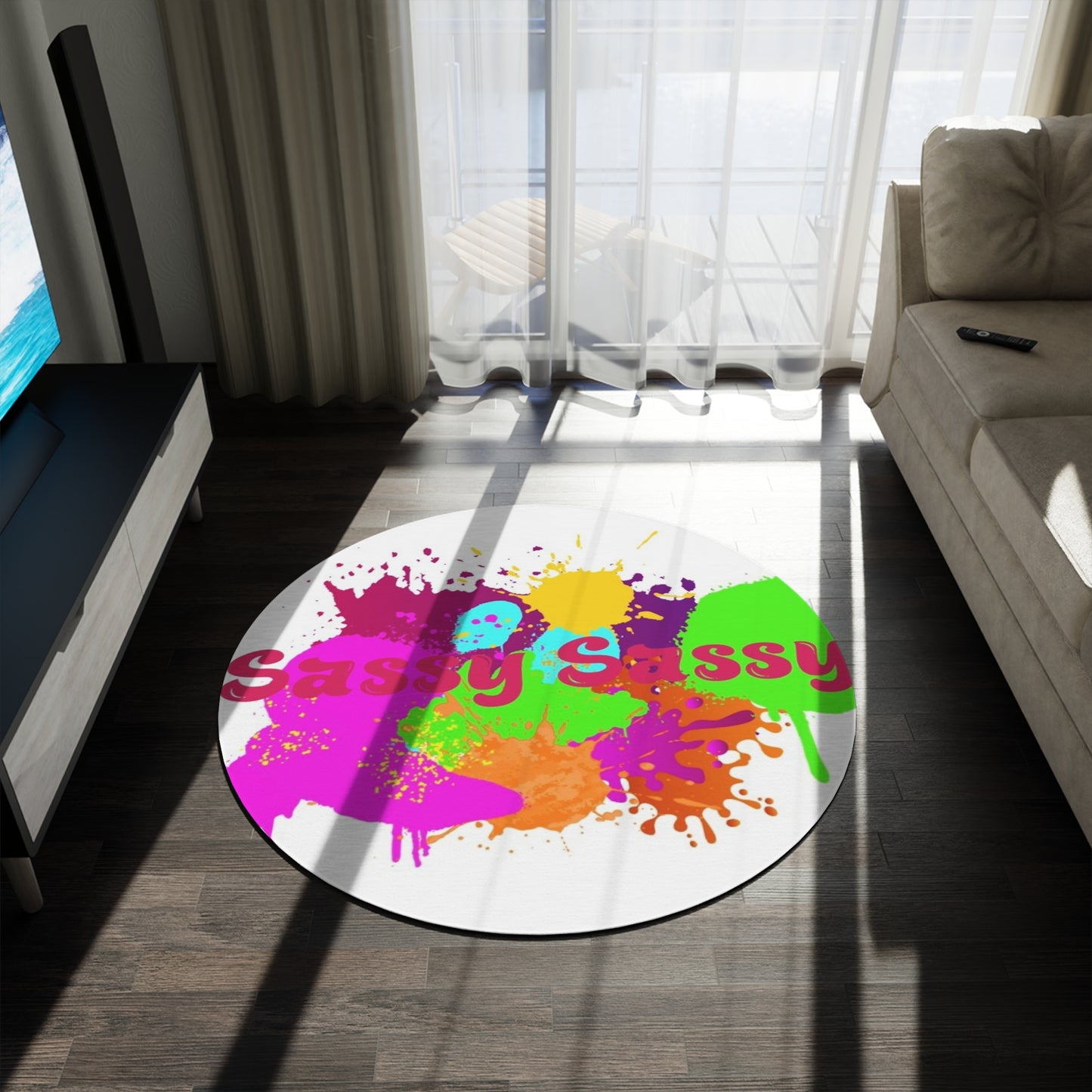 Sassy Sassy Royalty Round Ruler Rug™