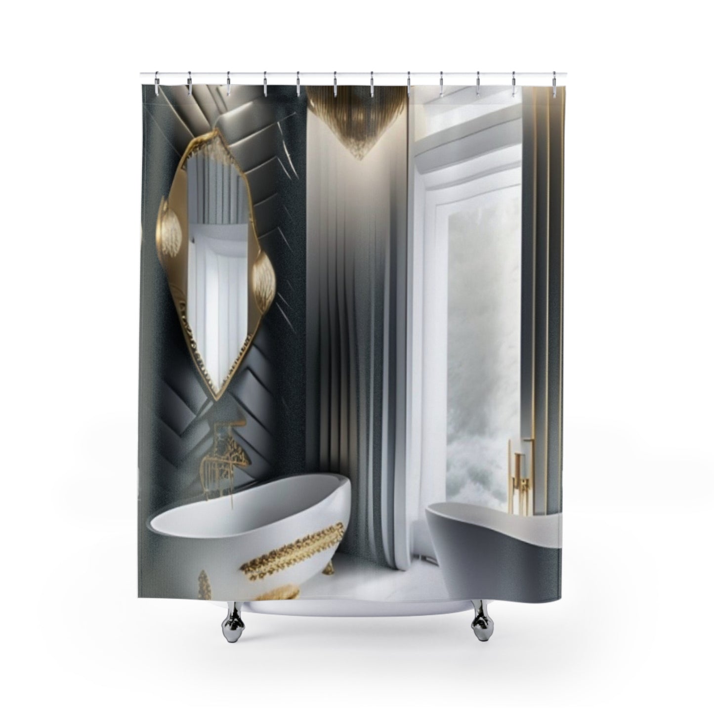 Sassy Saggi Show Shower CurainCurtains