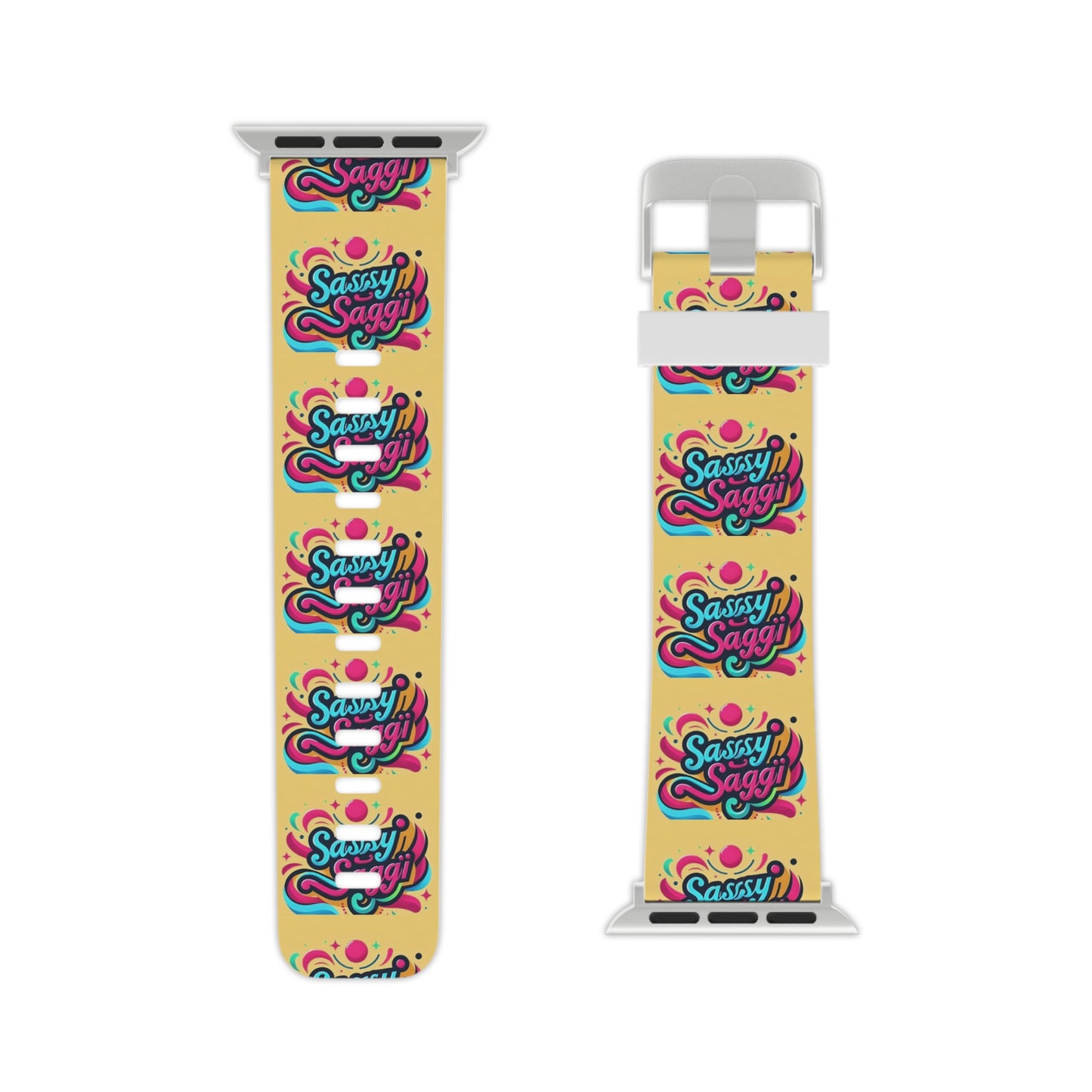 Sassy Saggi Apple Wa Watch Balling Band