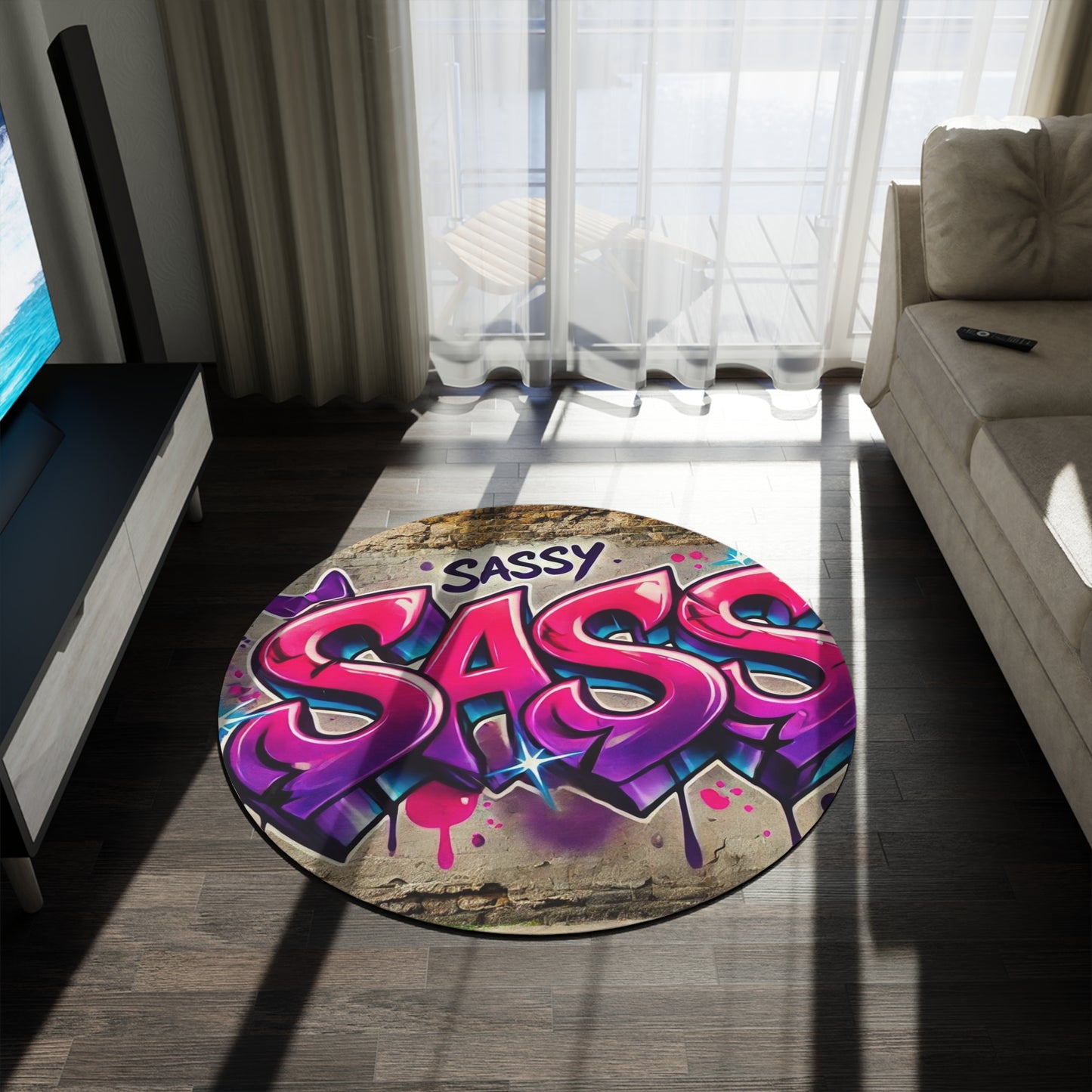 Sassy Sassy Royalty Round Ruler Rug™