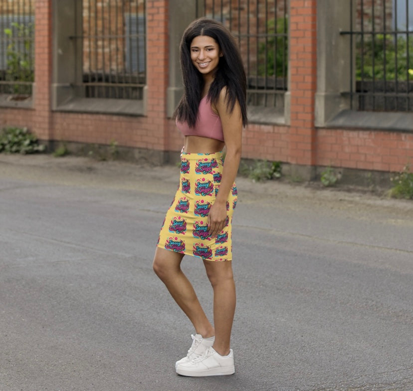Sassy Saggi Sky Skirt