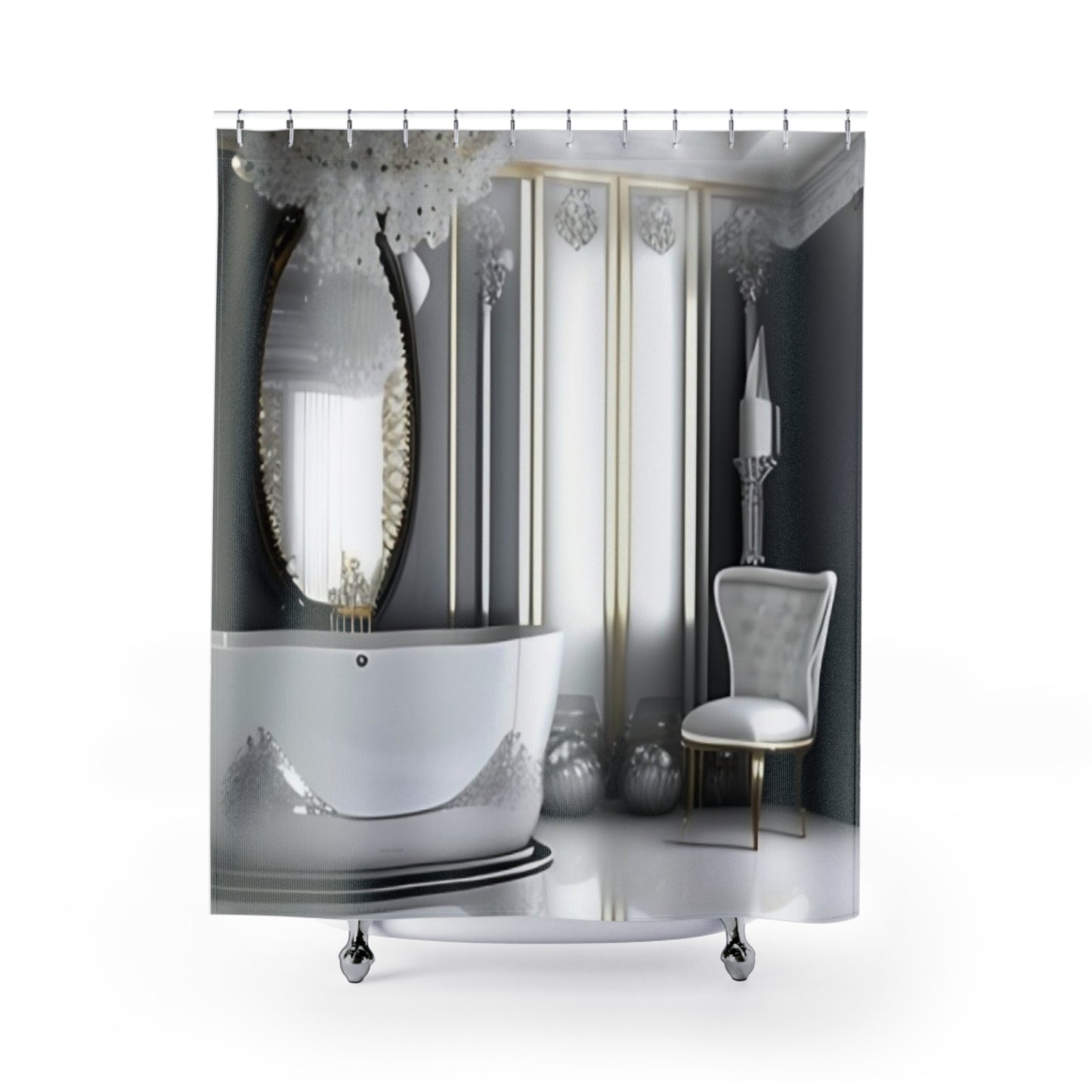 Sassy Saggi Show Shower Cured Curtains