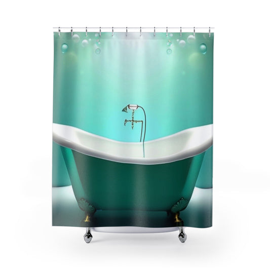 Sassy Saggi Show Shower Cured Curtains