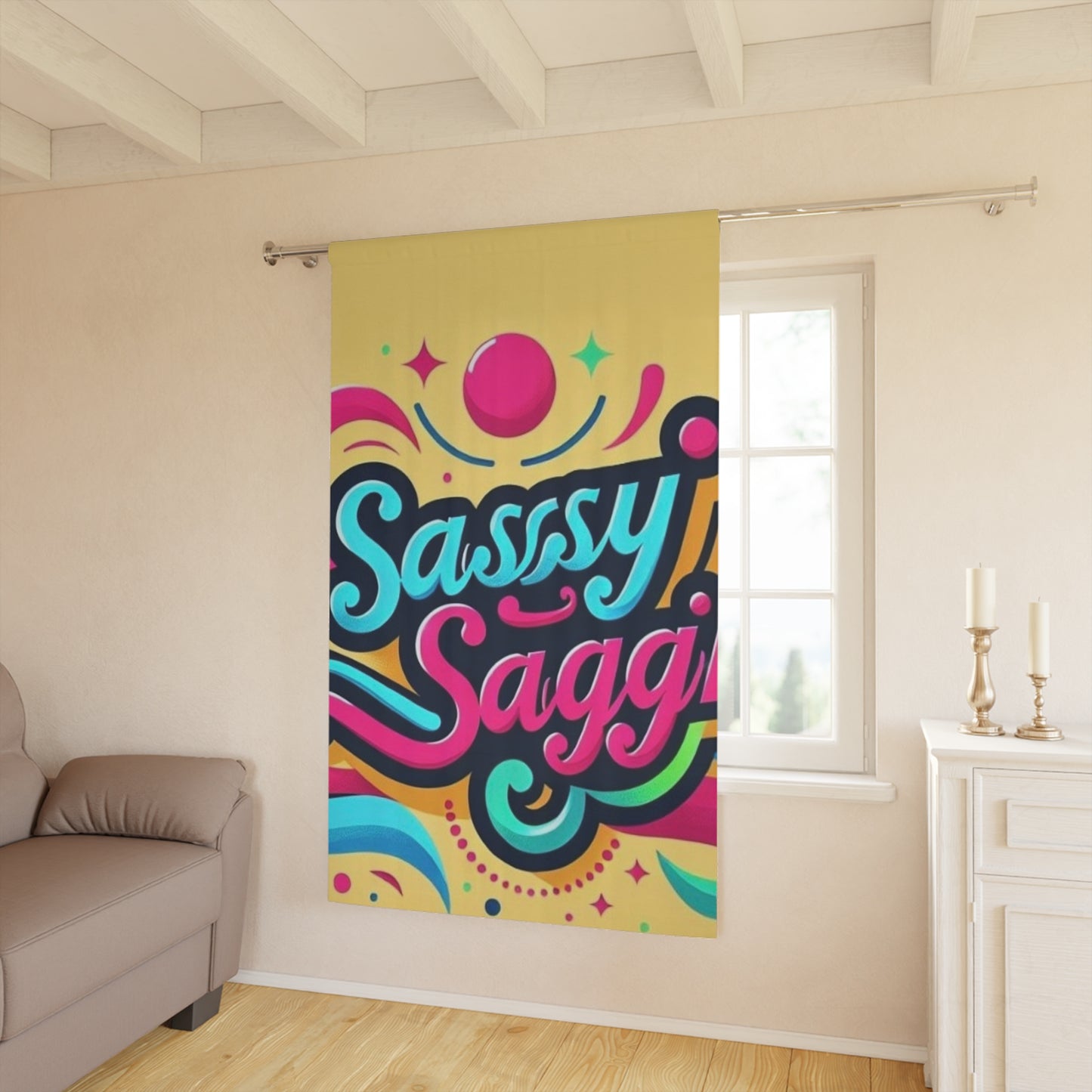 Sassy Saggi Curtains Curtains