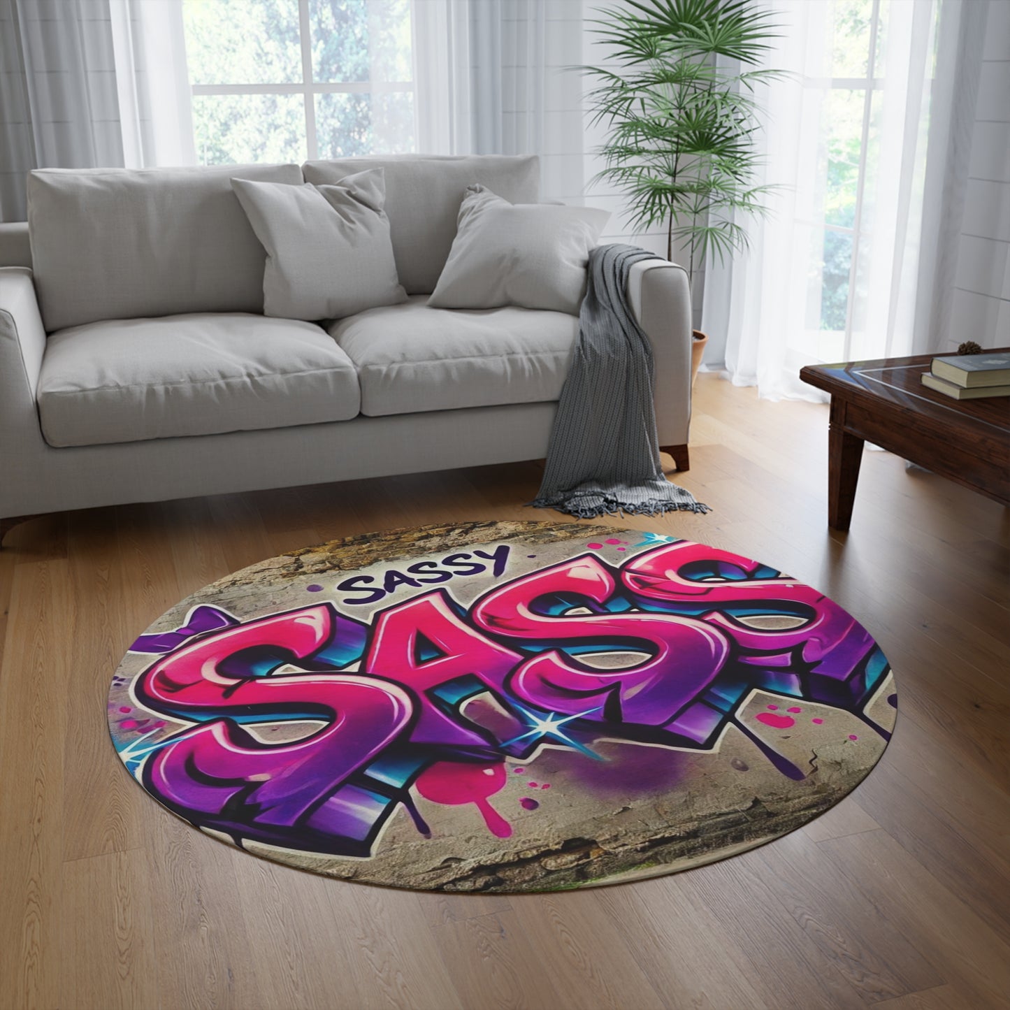 Sassy Sassy Royalty Round Ruler Rug™