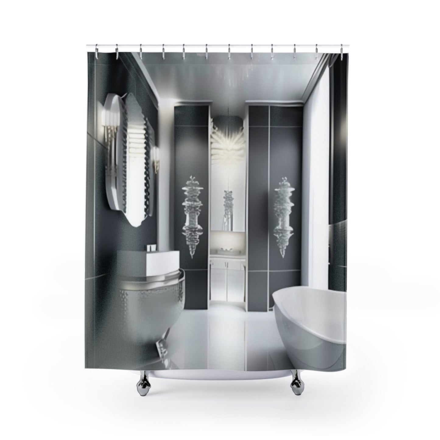 Sassy Saggi Shoe Shower Cured Curtains