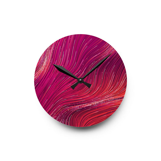 Sassy Saggi Wavy Wall Clock