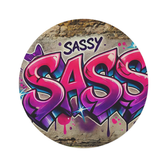 Sassy Sassy Royalty Round Ruler Rug™