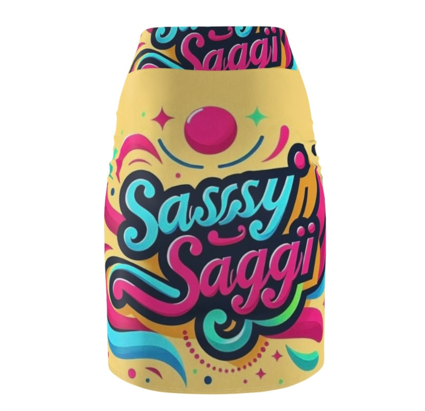 Sassy Saggi Sky Skirt