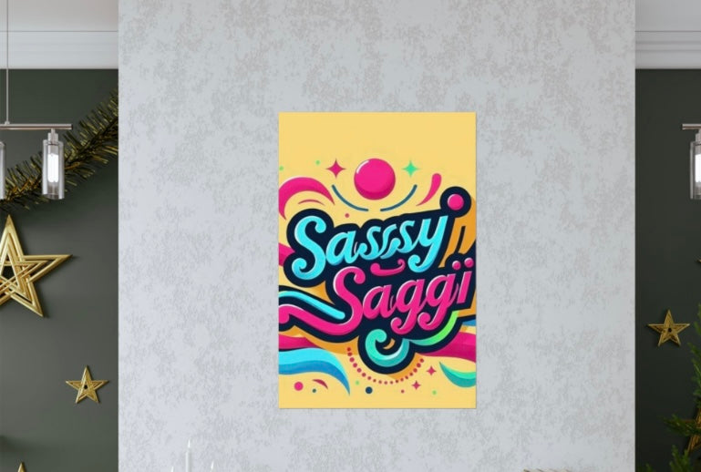 Sassy Saggi Power Poster