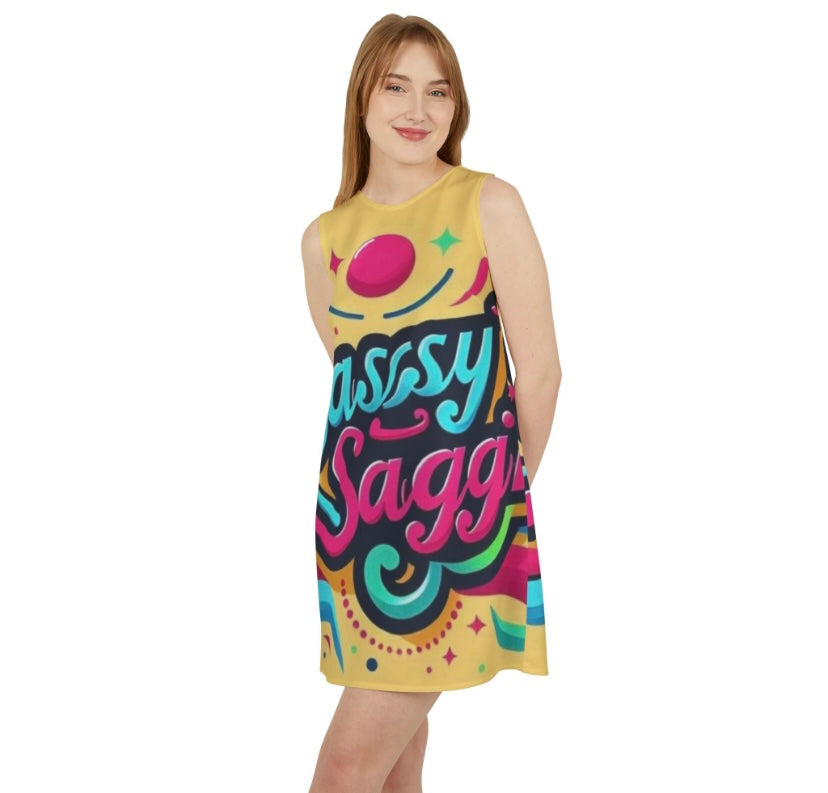 Sassy Saggi Draw Dress