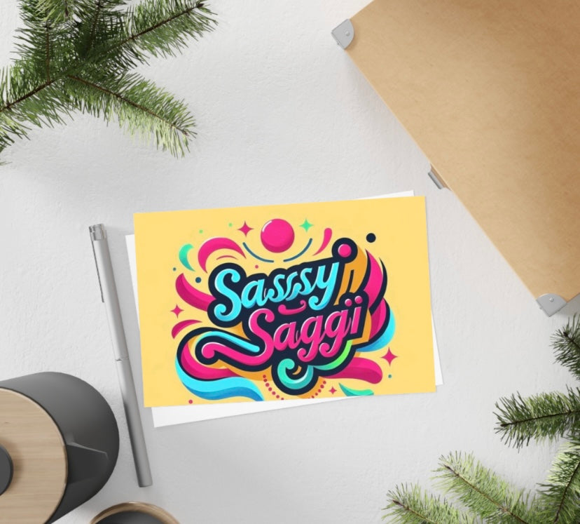Sassy Saggi Power Post Care Cards