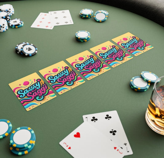 Sassy Saggi Powerful Poker Ca Cards