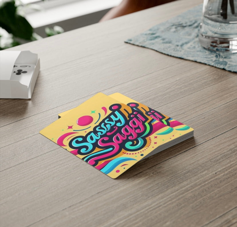 Sassy Saggi Powerful Poker Ca Cards