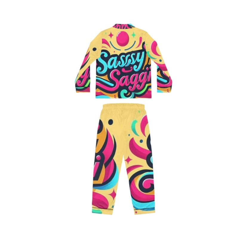 Sassy Saggi Satin Pj’s