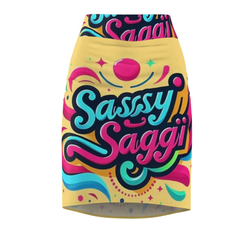 Sassy Saggi Sky Skirt