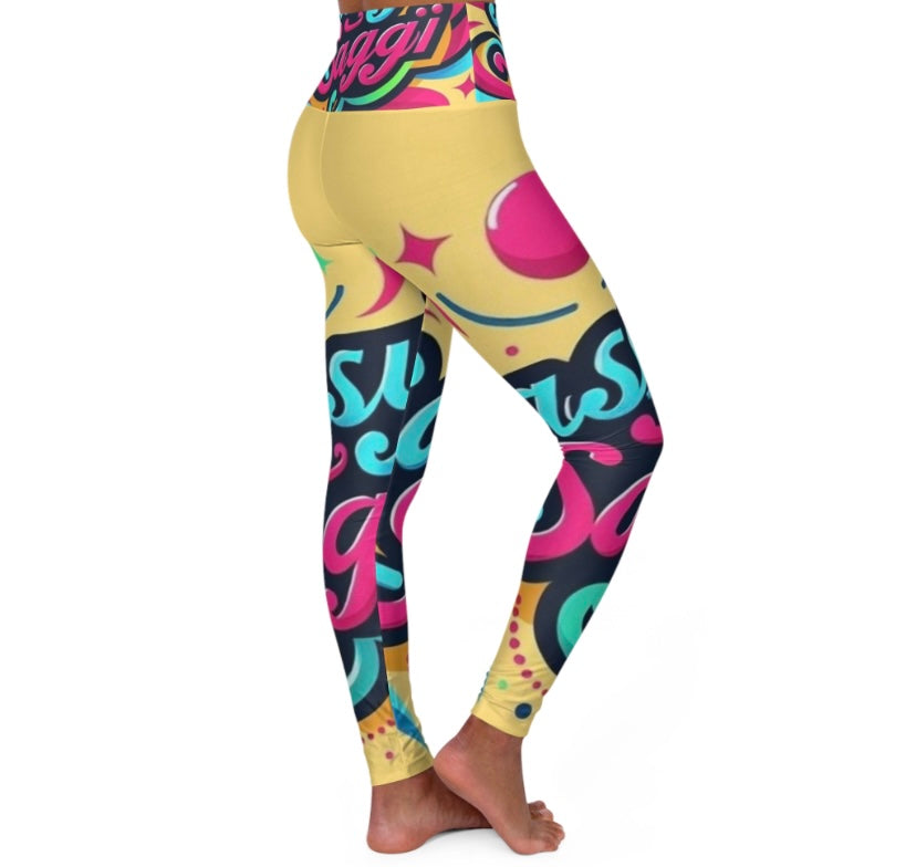 Sassy Saggi Y.O Yoga Leader Leggings