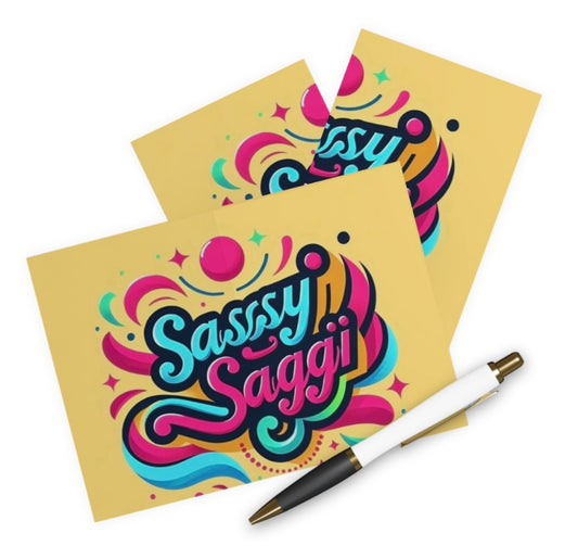 Sassy Saggi Great Greeting Care Cards (Pack)