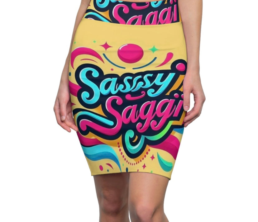 Sassy Saggi Sky Skirt