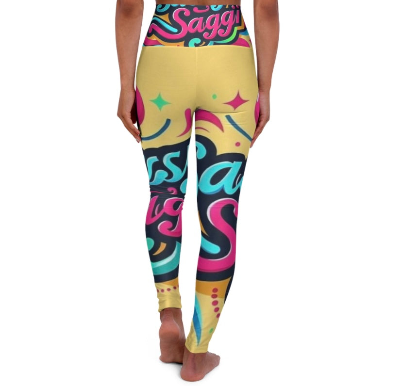 Sassy Saggi Y.O Yoga Leader Leggings