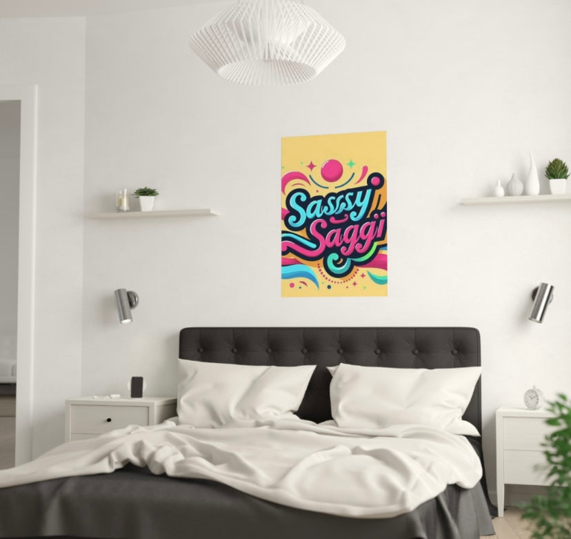Sassy Saggi Power Poster