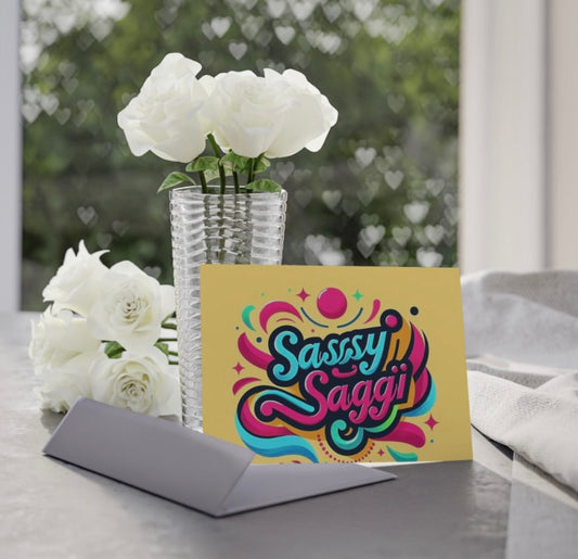 Sassy Saggi Great Greeting Care Card
