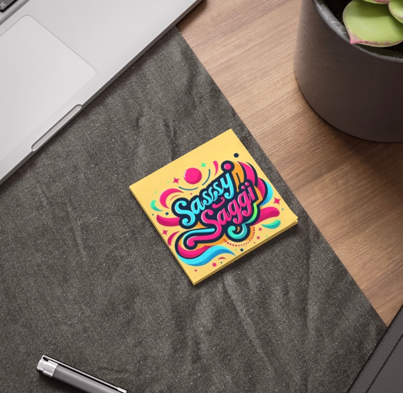 Sassy Saggi Post-it® Note Pad Pads