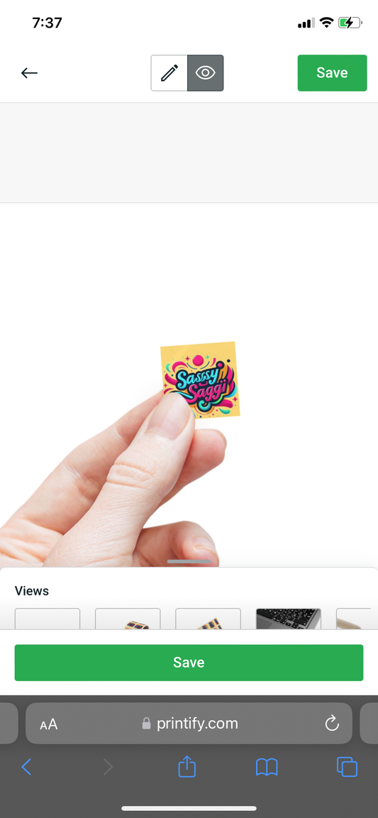 Sassy Saggi St Stickers