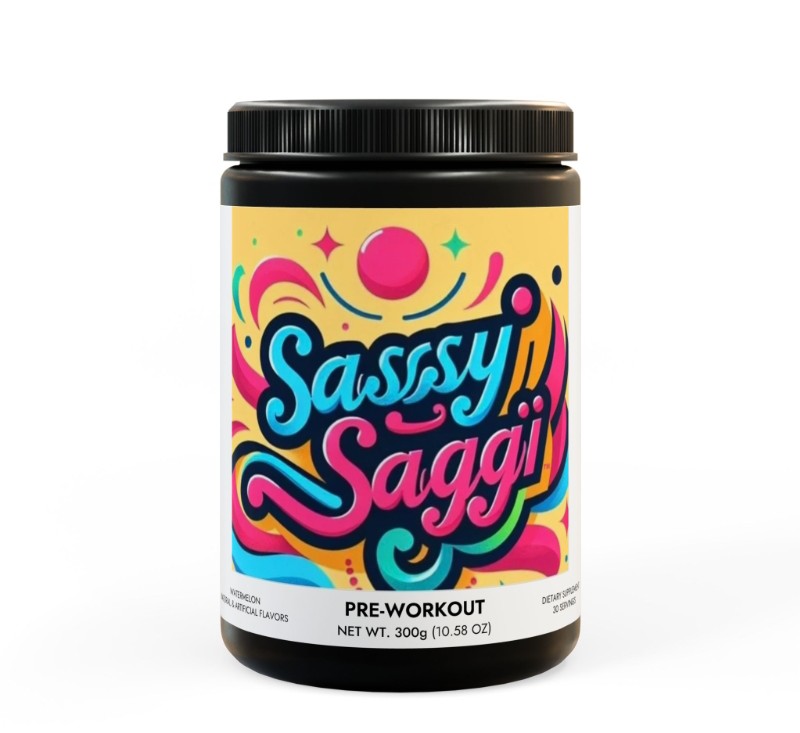 Sassy Saggi Pro Pre Workout Watery Watermalon Pi Pills