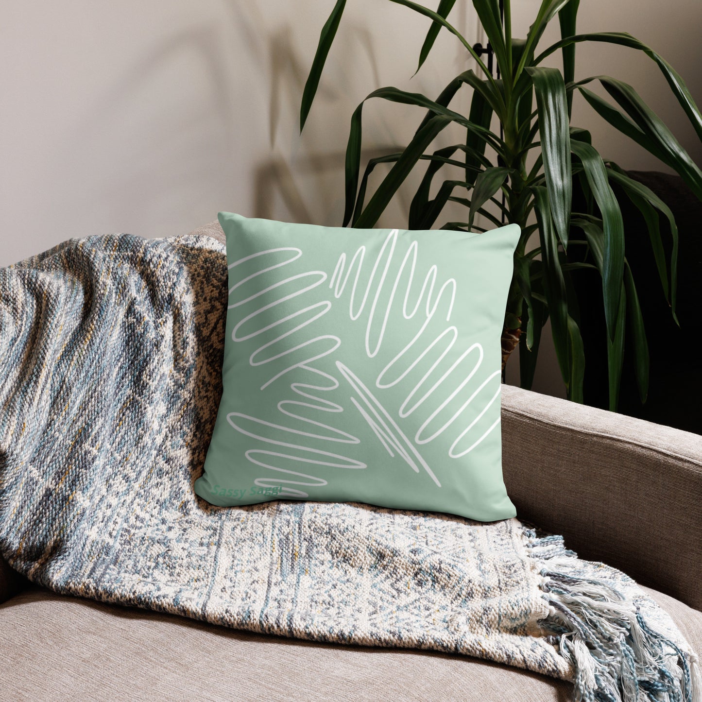 Sassy Saggi Pi Pillow