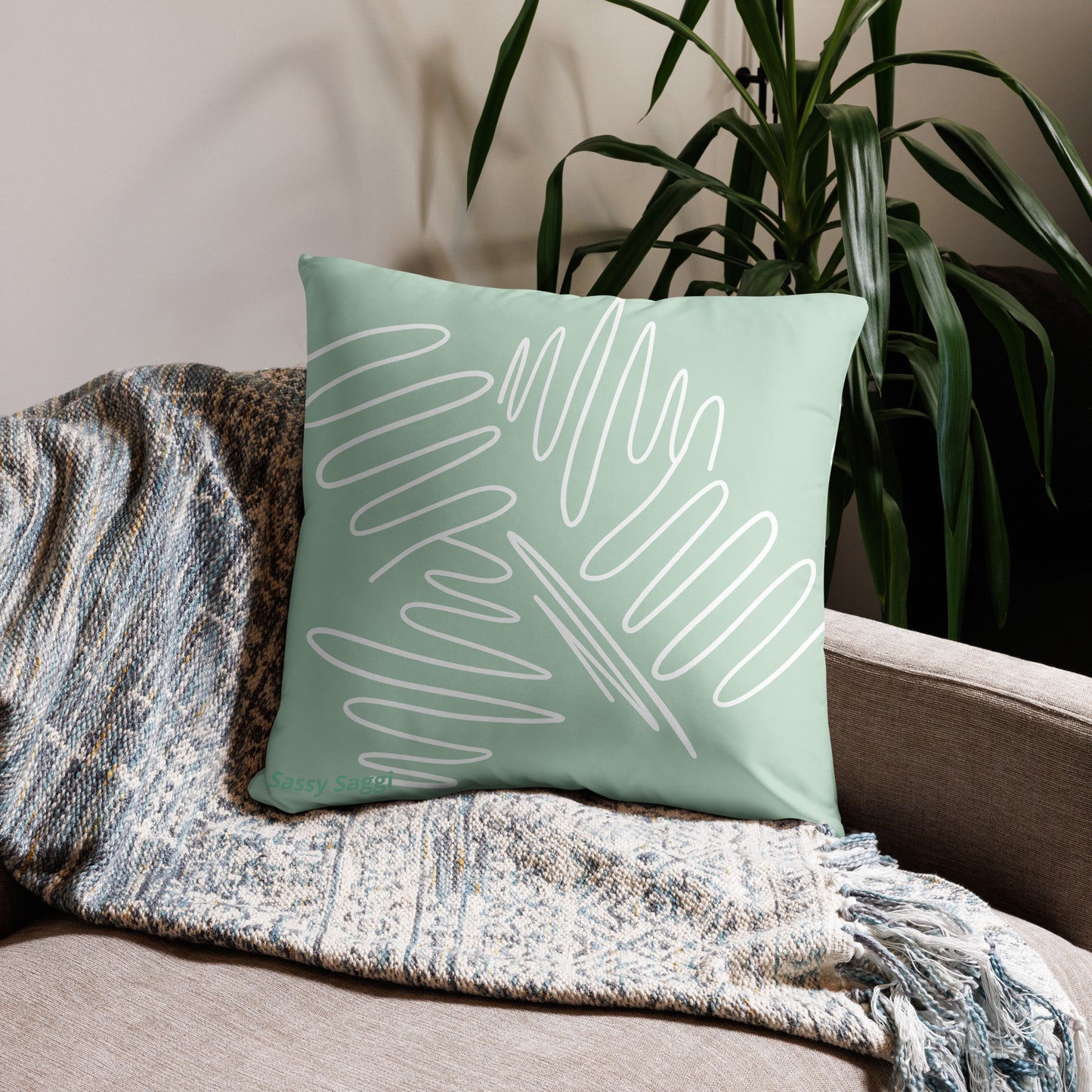 Sassy Saggi Pi Pillow