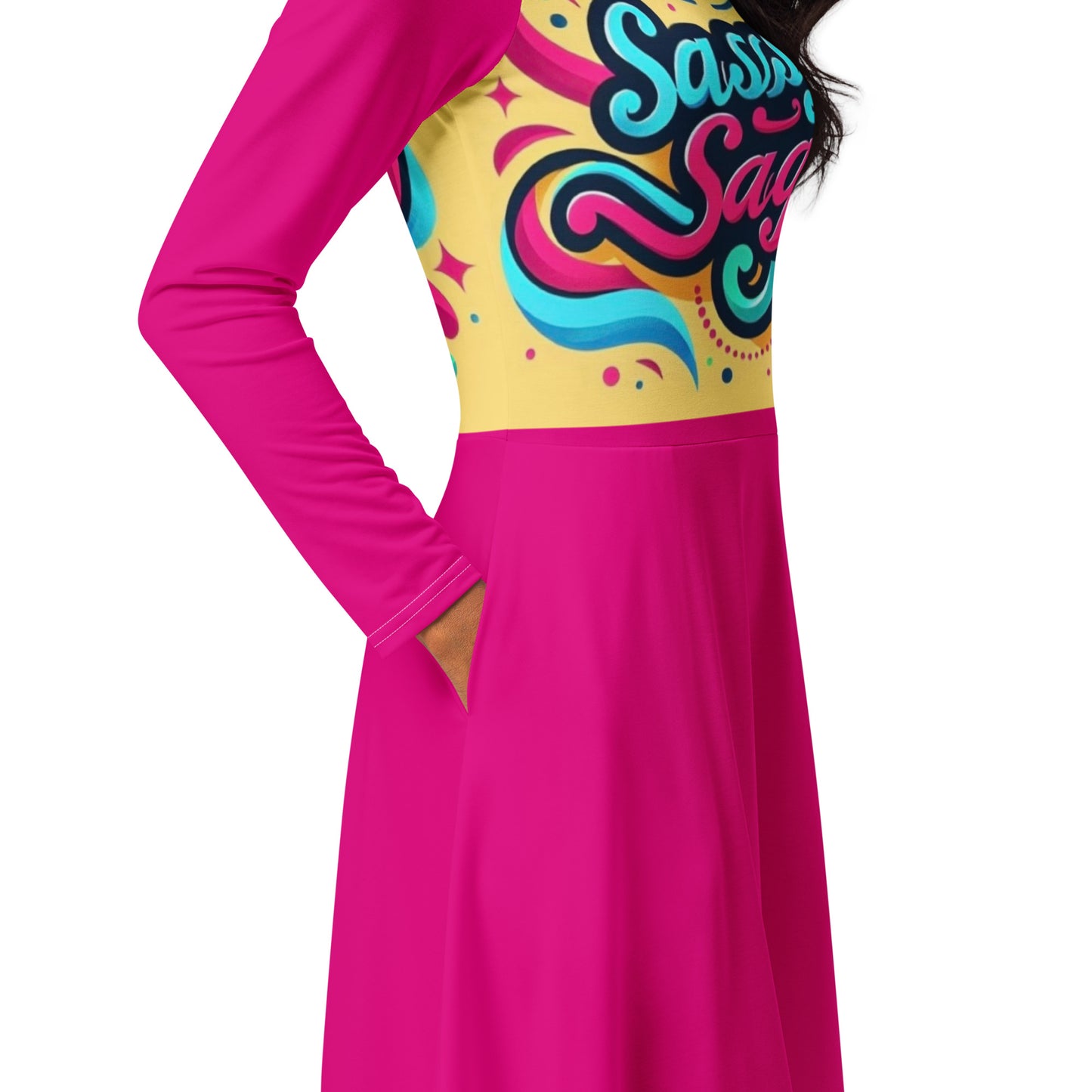 Sassy Saggi Draw Dress