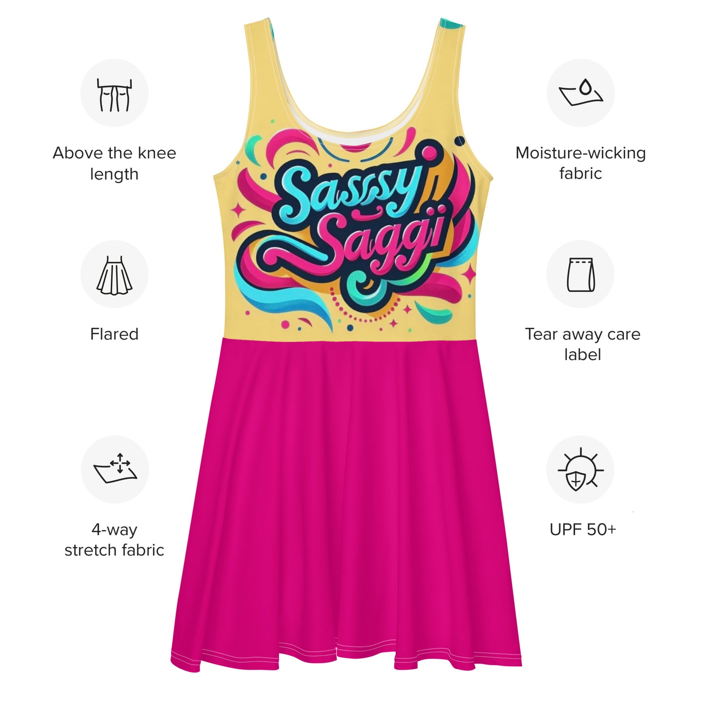 Sassy Saggi Draw Dress