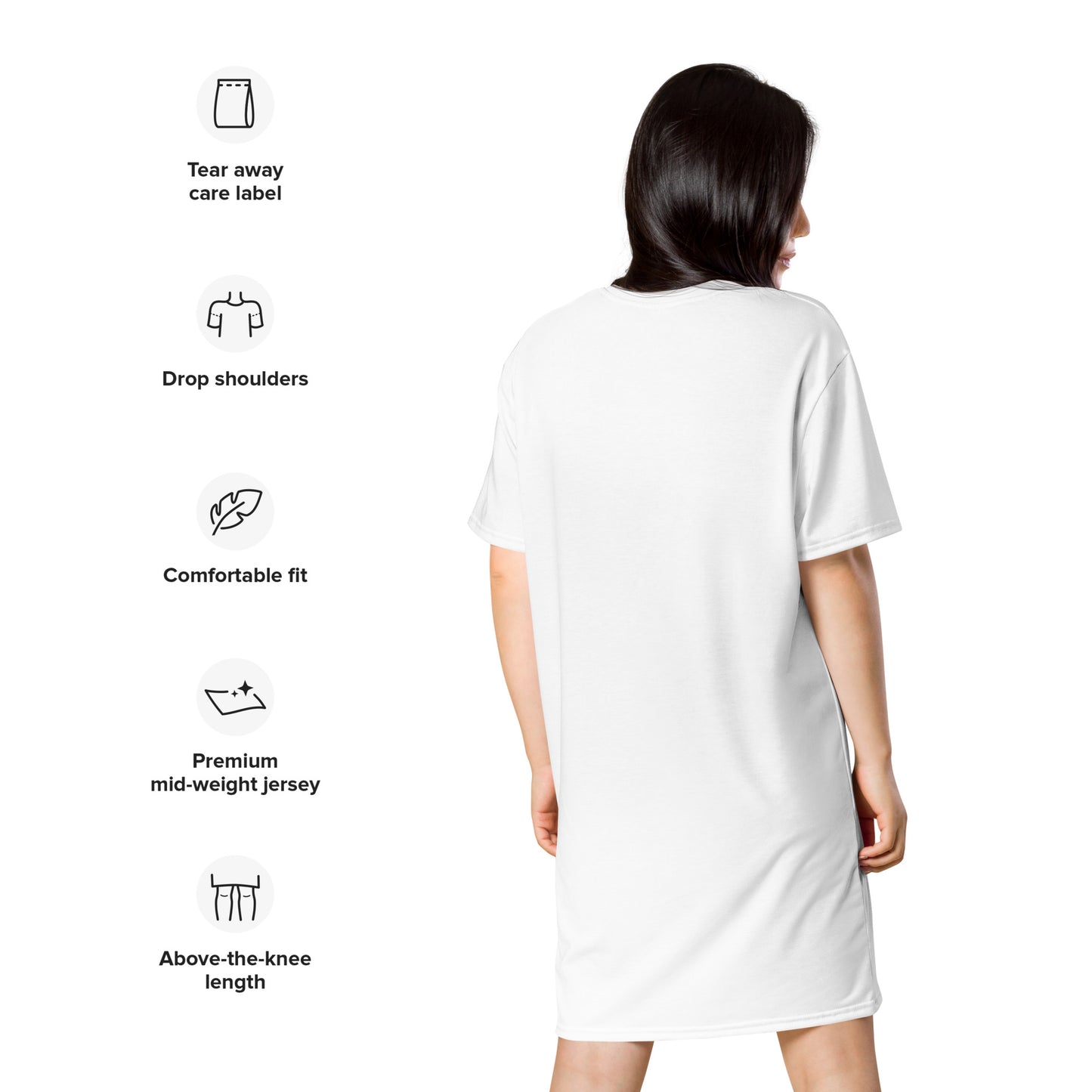 Sassy Saggi She Shirt Draw Dress