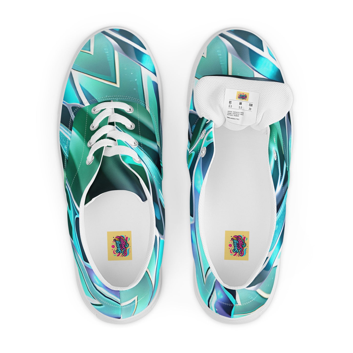 Women’s lace-up canvas shoes