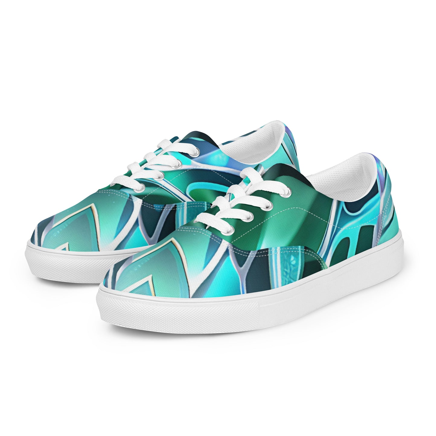 Women’s lace-up canvas shoes