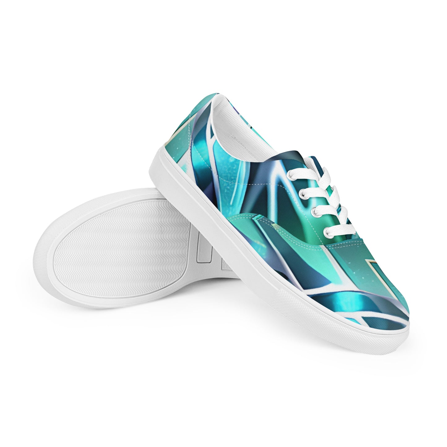 Women’s lace-up canvas shoes