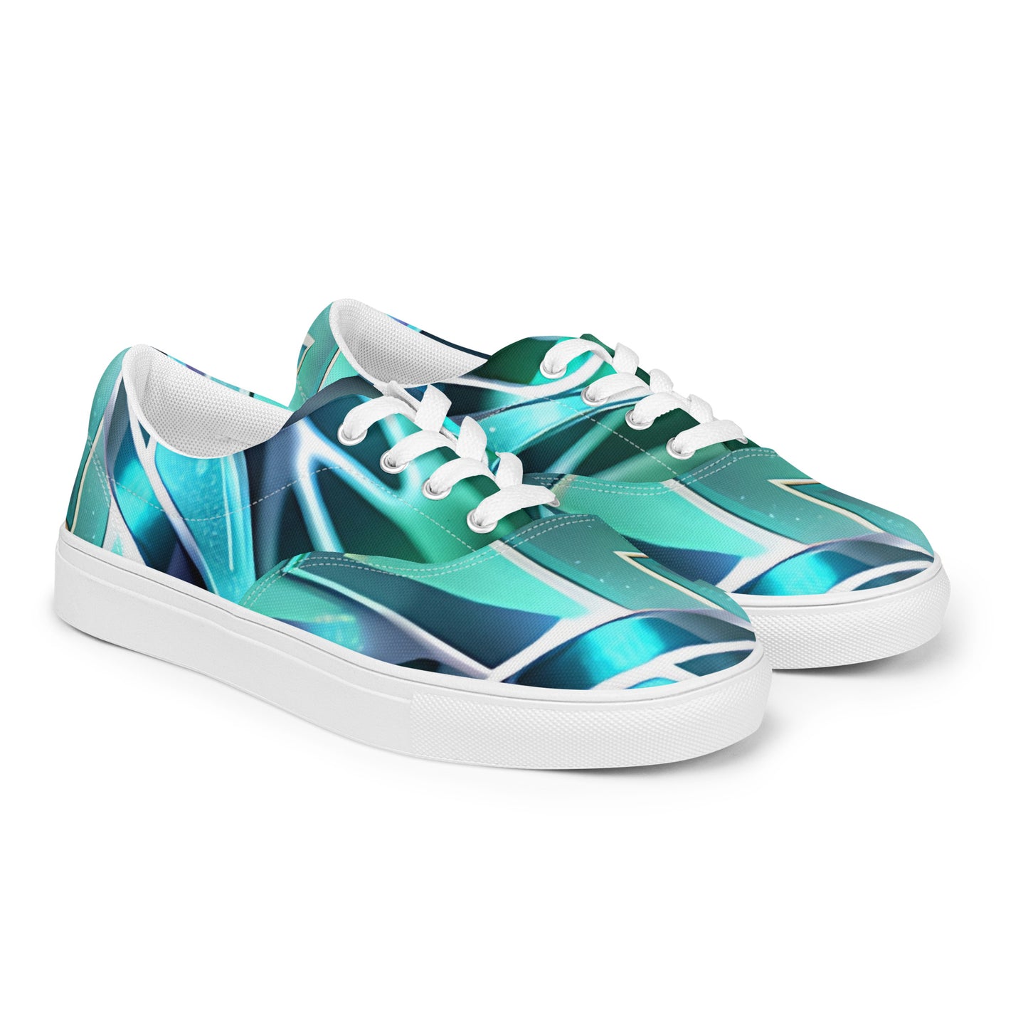 Women’s lace-up canvas shoes